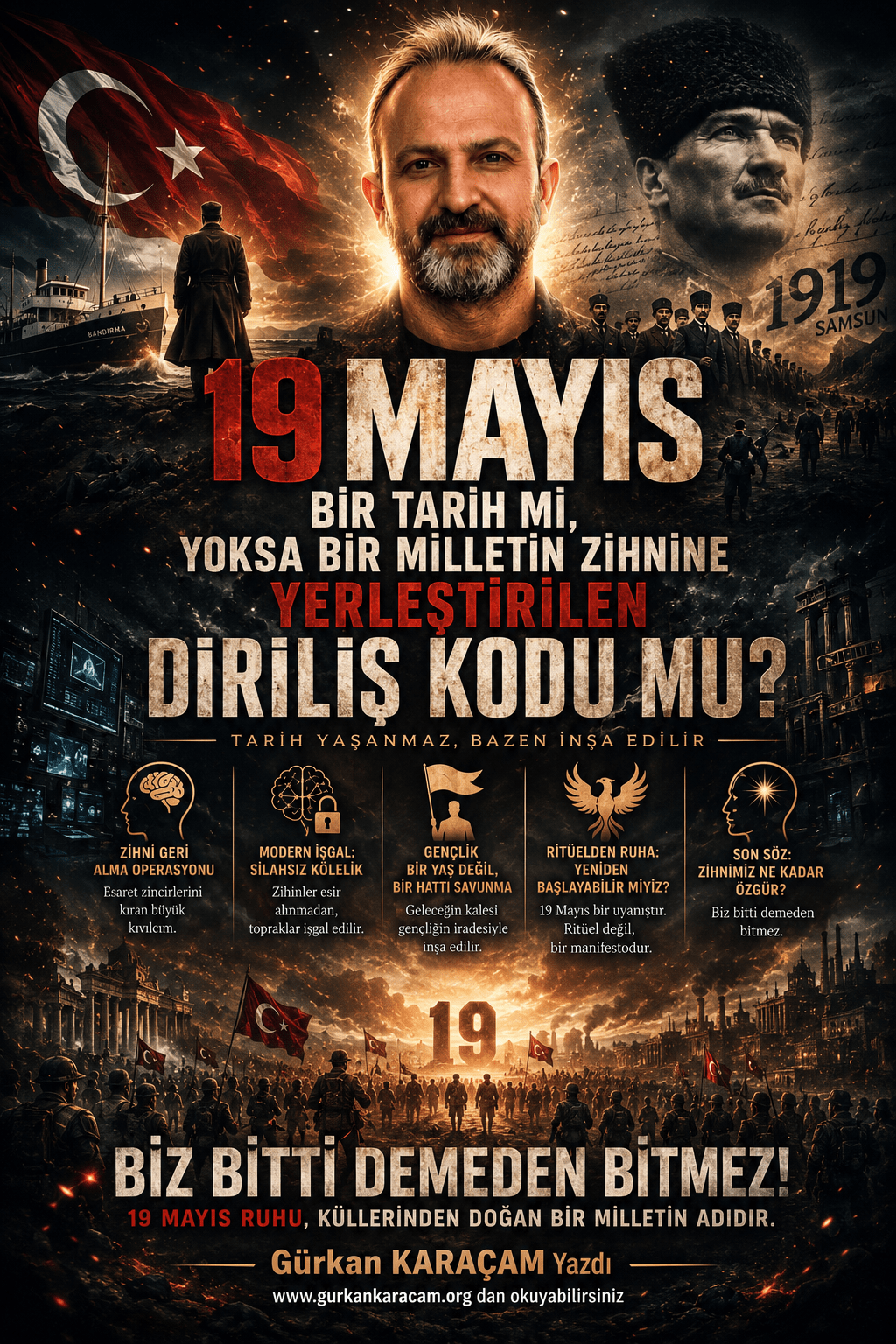 19 MAYIS: BİR TARİH Mİ, YOKSA BİR MİLLETİN ZİHNİNE YERLEŞTİRİLEN DİRİLİŞ KODU&nbsp;MU?