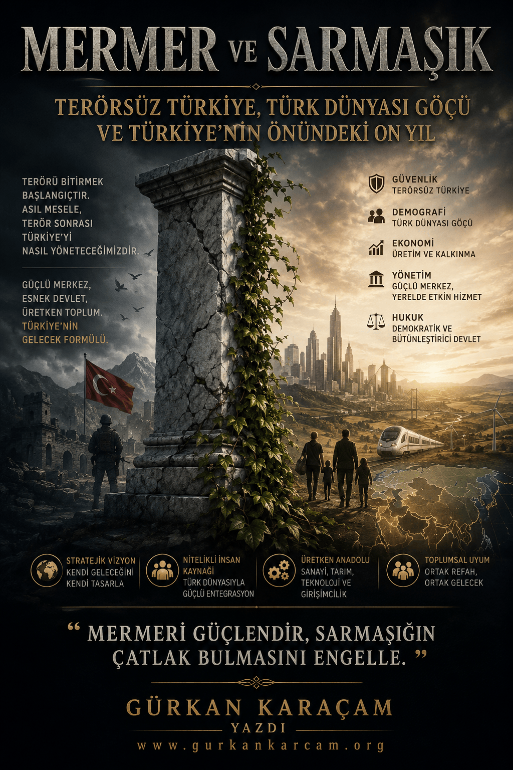 Mermer ve Sarmaşık: “Terörsüz Türkiye”, Türk Dünyası Göçü ve Türkiye’nin Önündeki On Yıl