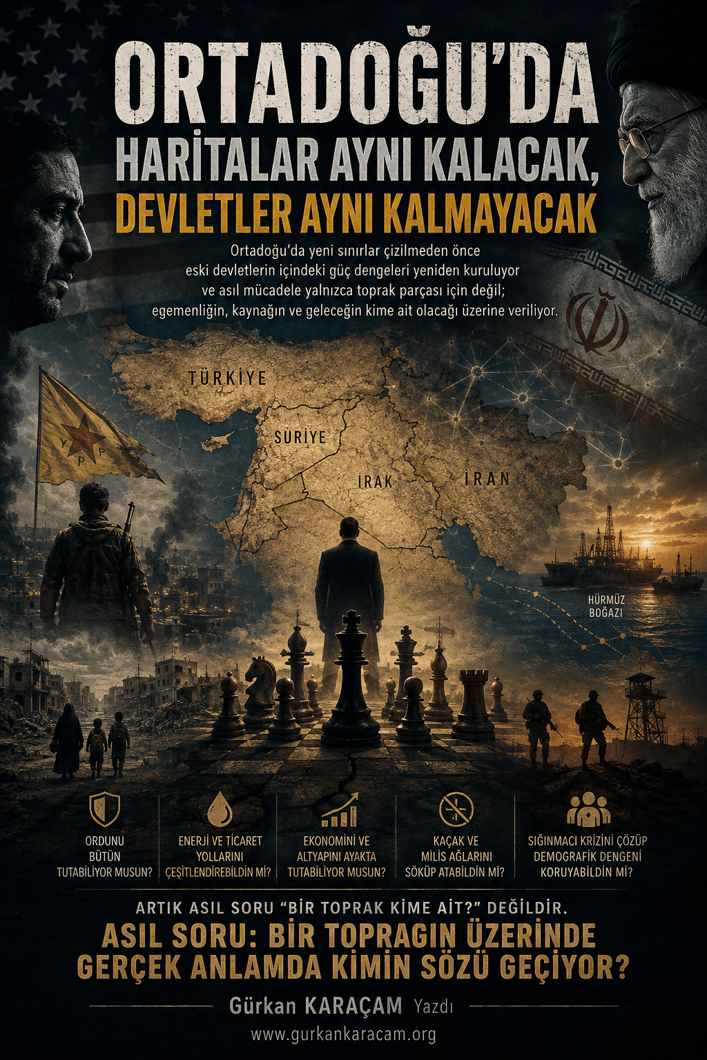 ORTADOĞU’DA HARİTALAR AYNI KALACAK, DEVLETLER AYNI KALMAYACAK